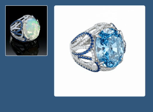Change jewelry metal color — Change jewelry metal color with AI: write the edit you want